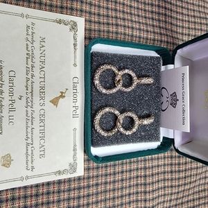 Princess Grace of Monaco replica earrings by Clarion-Pell